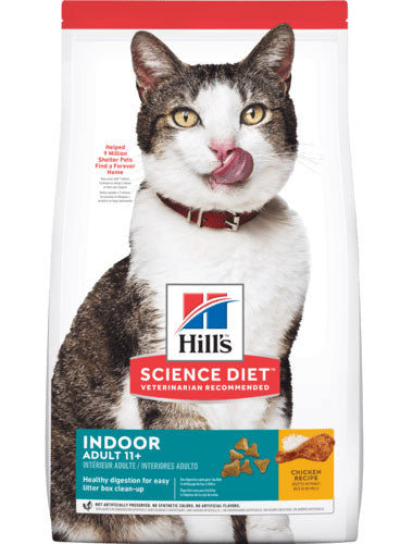 Hill's "Indoor" Gatos Senior 11+ - 1,58 Kg