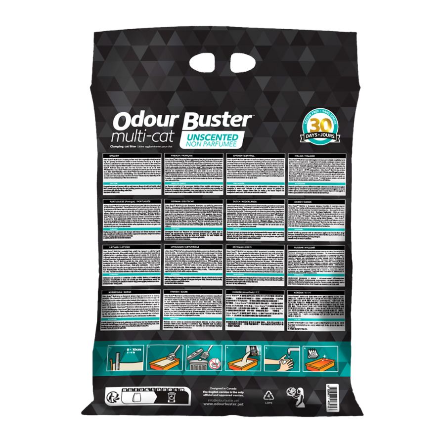 Arena Sanitaria Odour Buster Multi Cat 12 kg