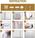 Pawise Puerta de Seguridad Retráctil para Perros