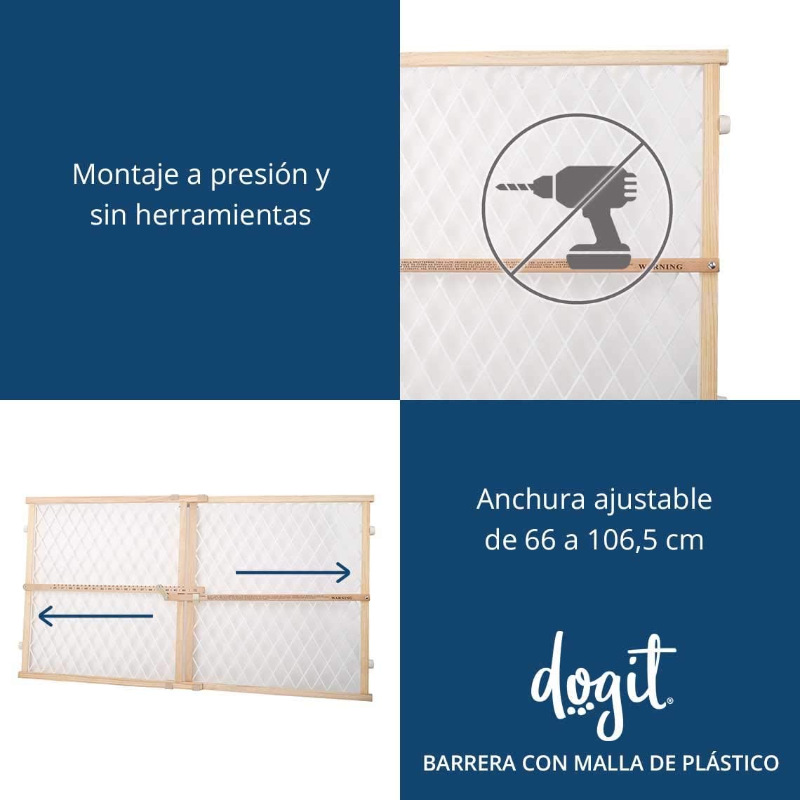 Dogit Barrera Seguridad Malla