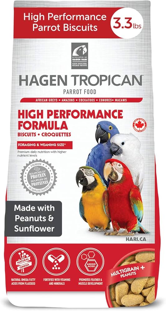 Tropican High Performance Croquetas para Loros - 680 gr