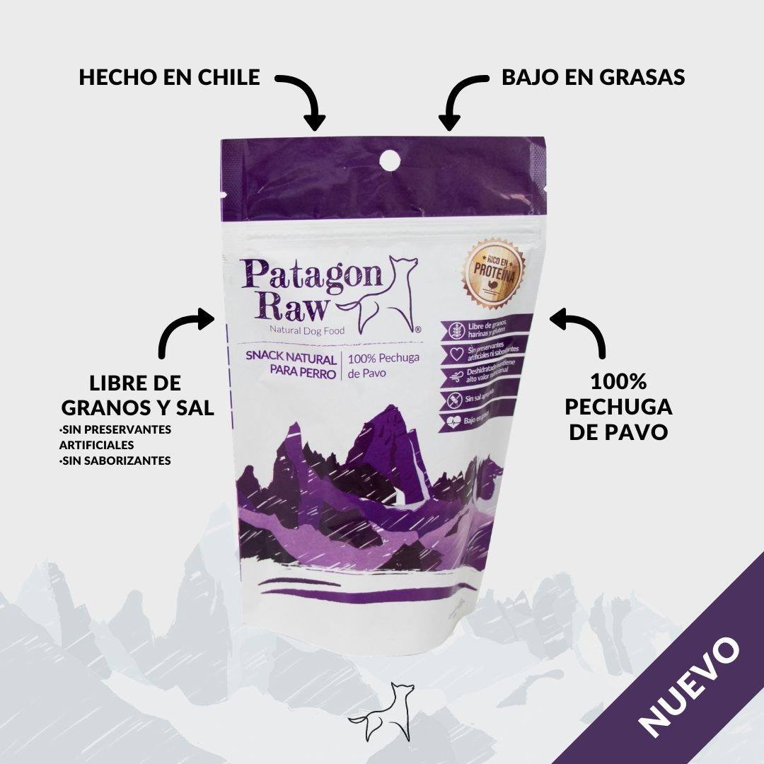 Patagon Raw Snack Pechuga de Pavo para Perros