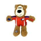 Peluche Kong Wild Knots Chile Edición Limitada con forma de oso, camiseta roja de Chile y detalles de balón de fútbol.