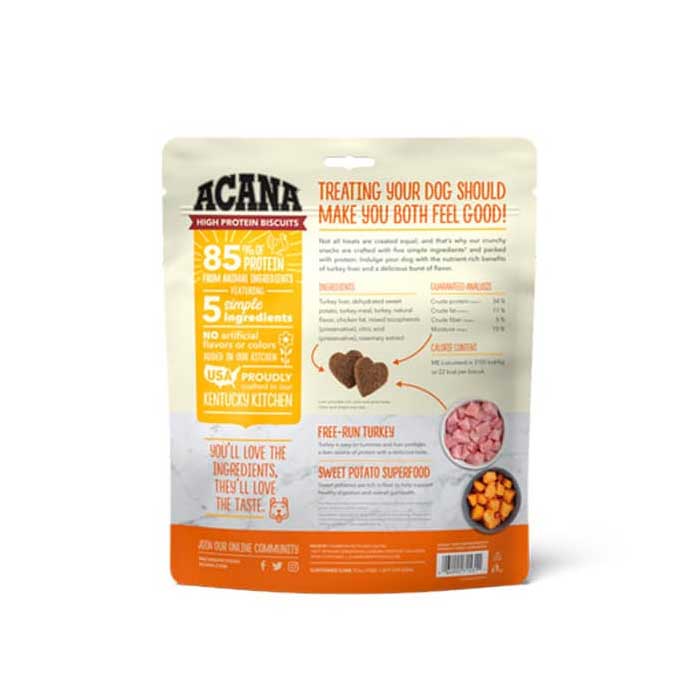 Acana Snacks Alto en Proteína Pavo Small Breeds 225 gr