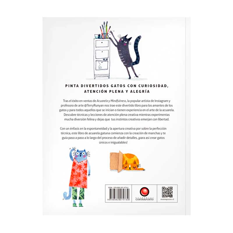 Acuarela y Gatos