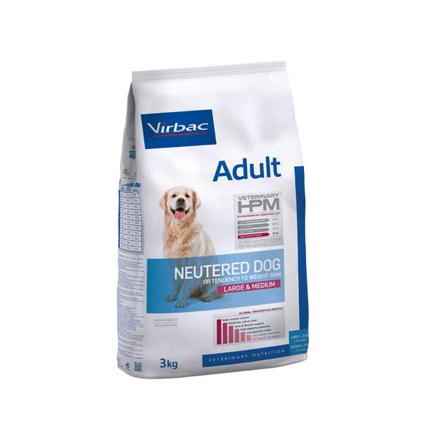 Perro Adulto Neutered Large & Medium Virbac HPM - 3 Kg
