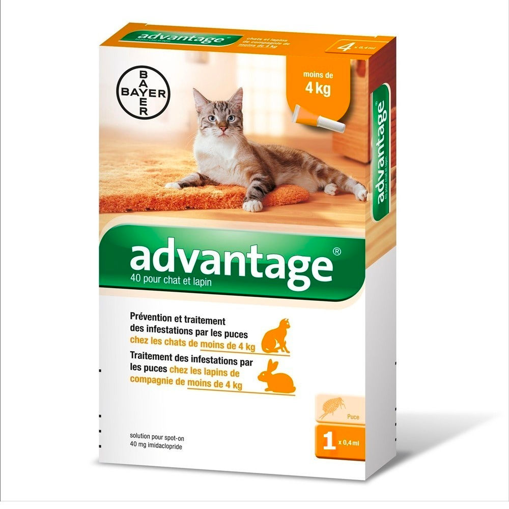 Advantage Pipeta Antipulgas para Gatos