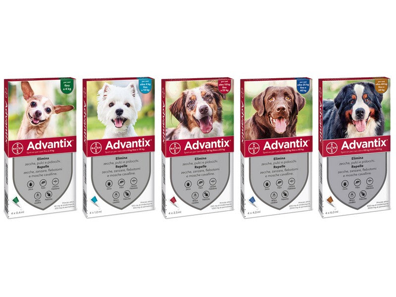 Antiparasitario Pipeta Advantix para Perros
