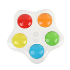 All for Paws Juguete Interactivo con Botones Entrenamiento, panel blanco con botones de colores para estimulación mental de mascotas