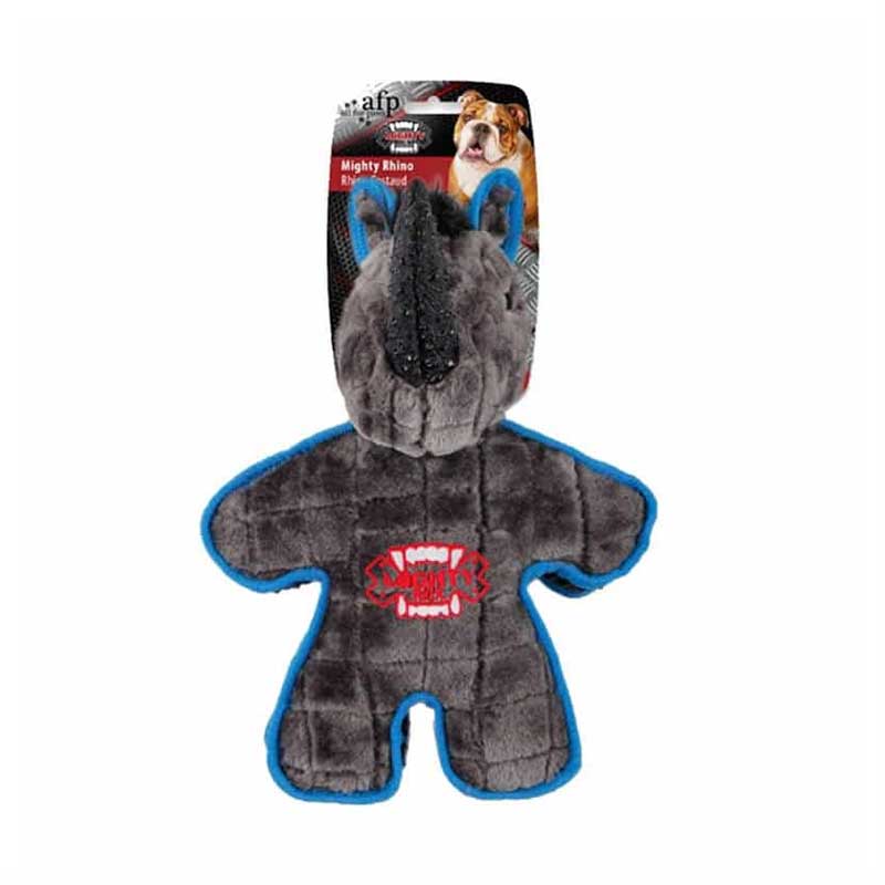 Juguete Peluche Resistente Mighty Rex Rinoceronte