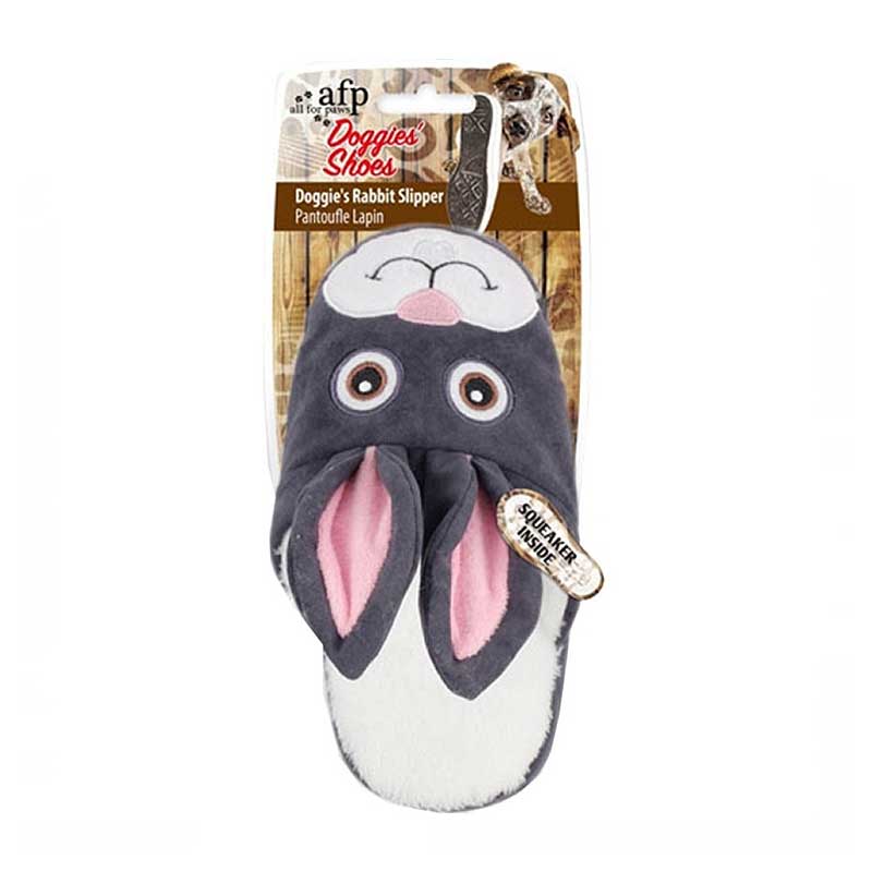 Juguete Peluche Doggies Shoes Pantufla Conejo
