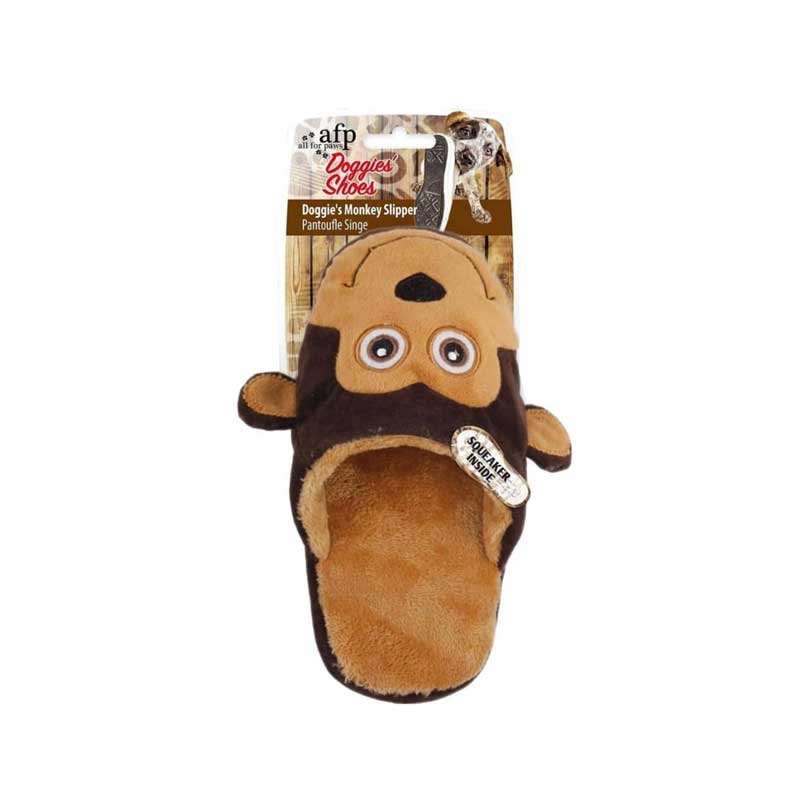 Juguete Peluche Doggies Shoes Pantufla Mono