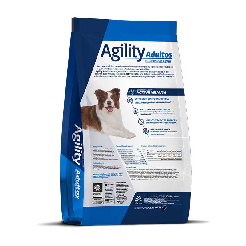 Agility para Perros Razas Medianas y Grandes - 15 Kg
