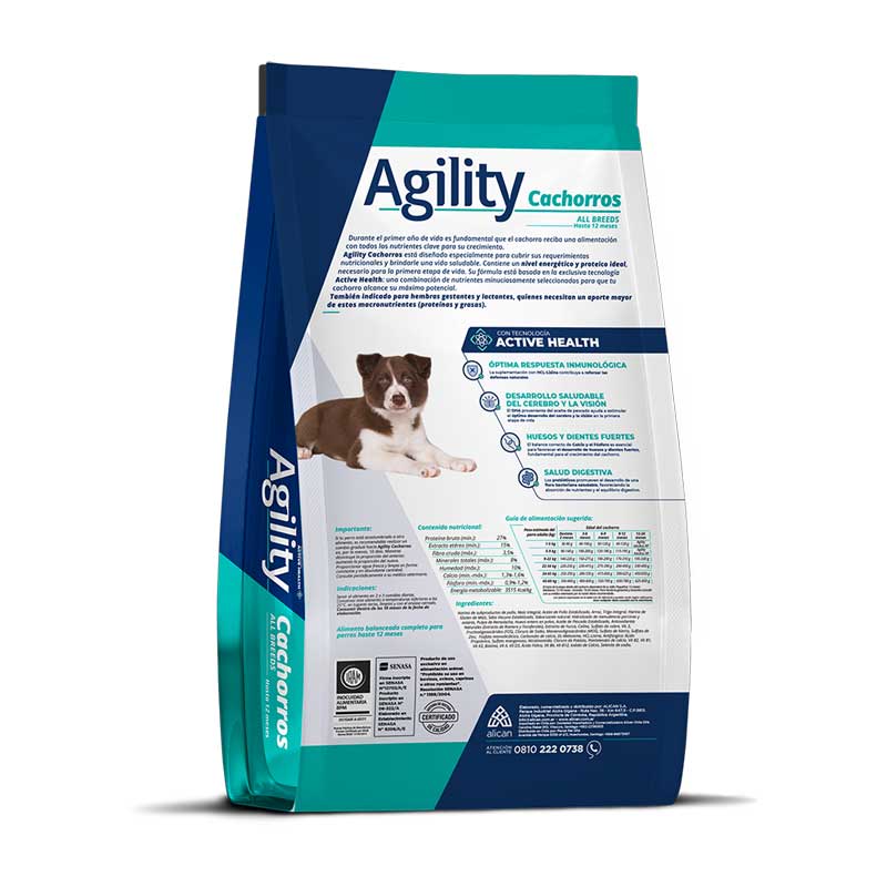Agility All Breed para Cachorros - 15 Kg
