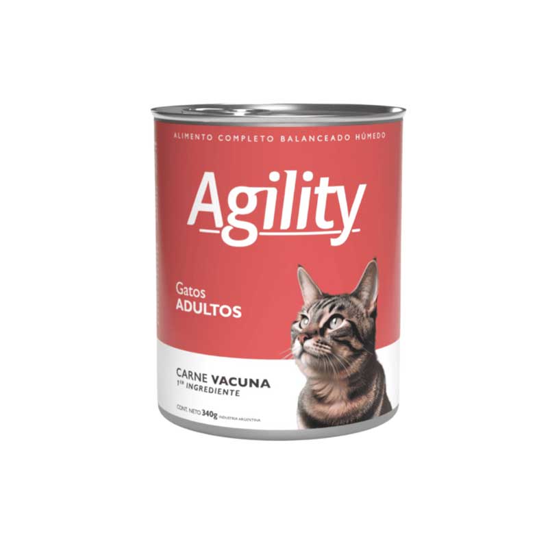 Agility Lata Carne para Gatos 340 g