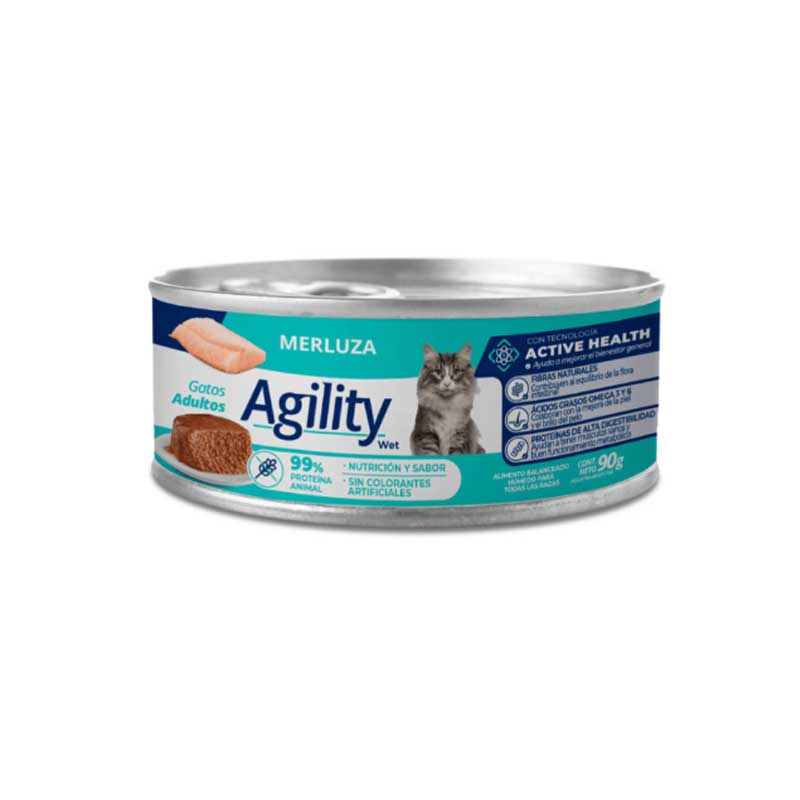 Agility Lata Merluza para Gatos