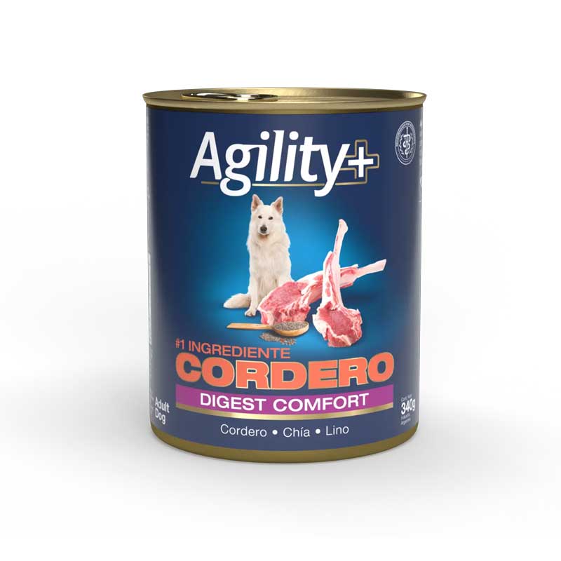 Agility+ Lata Digest Confort para Perros 340 g