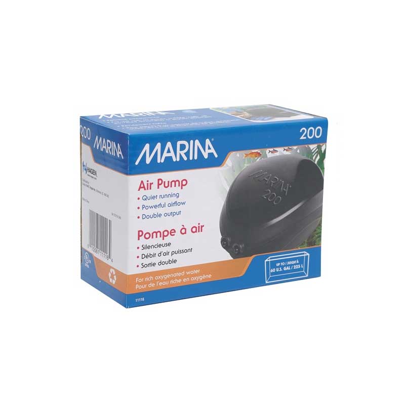 Bomba de Aire Marina 200 para Acuarios