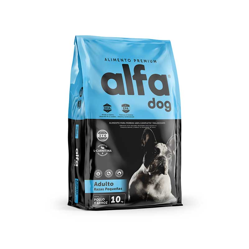 Alfa Dog Alimento para Perros Razas Pequeñas - 10 Kg
