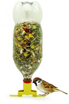 Comedero Aves con adaptador para Botella Jw