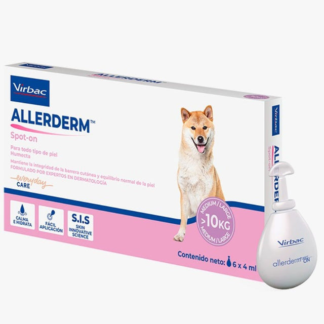 Allerderm spot-on sobre 10 Kg