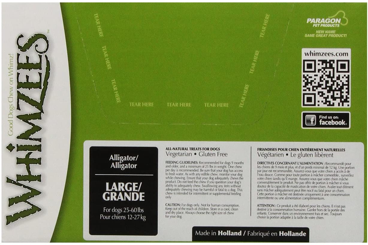 Snacks Vegetales Whimzees "Alligator"