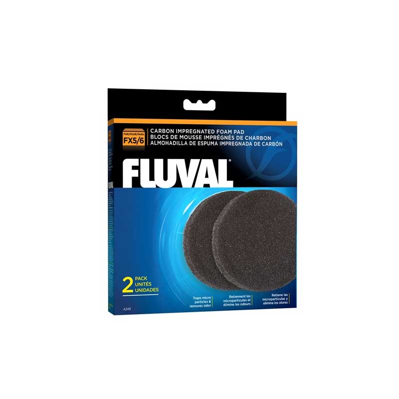 Almohadillas Carbon Foam para Filtro Fluval FX4/FX5/FX6