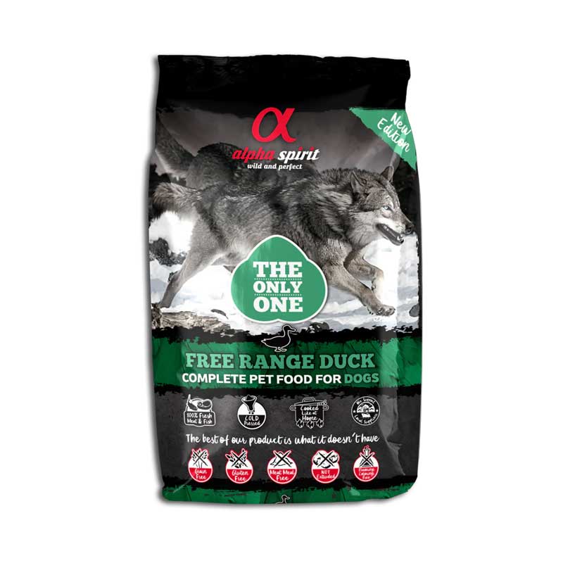 Alpha Spirit The Only One Complete Duck para Perros 12 Kg
