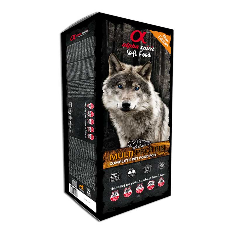 Alpha Spirit Alimento Semi Húmedo Multiprotein 9 Kg