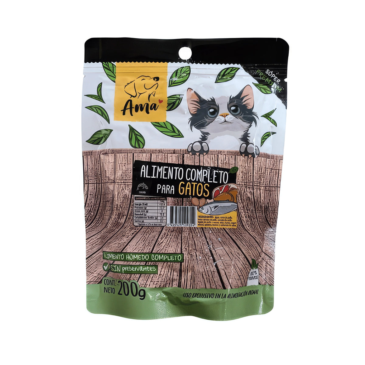 Ama Pouch Menú Pollo para Gatos 200 g