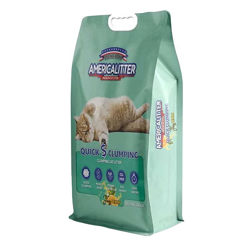 Arena Sanitaria America Litter Quick Clumping Limón 7 kg