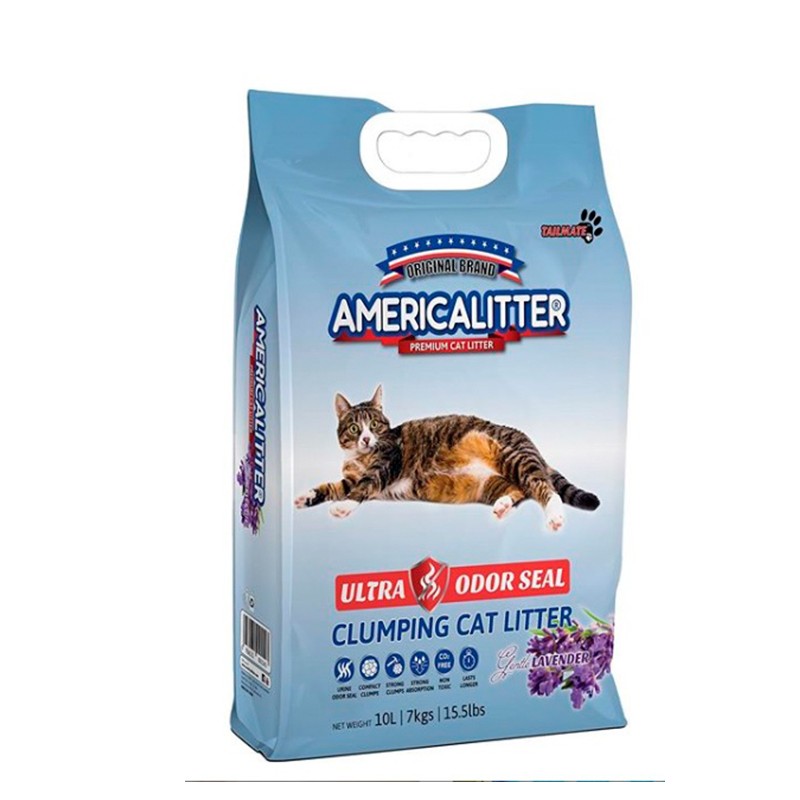 Arena Sanitaria America Litter Lavanda - 15 Kg