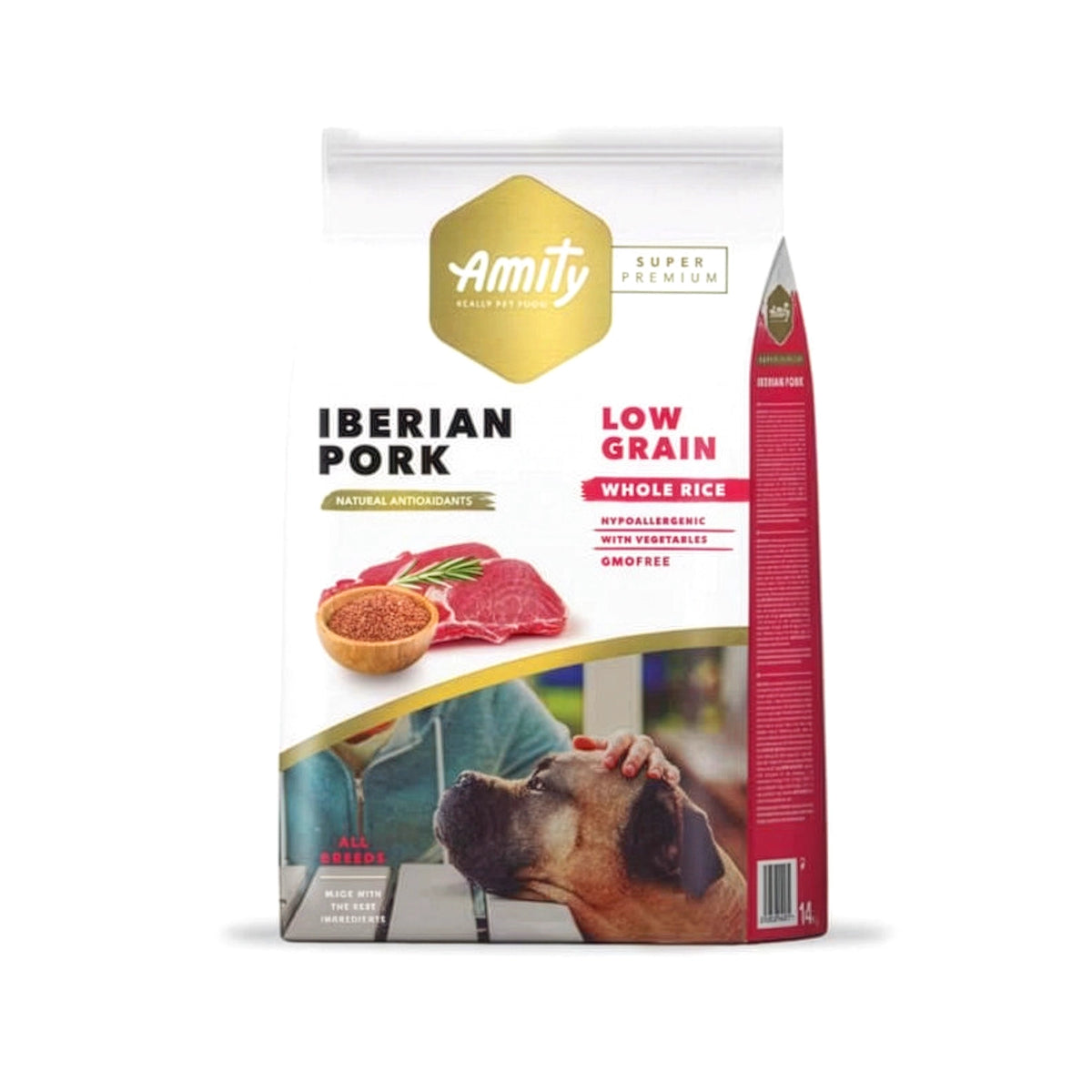 Amity Low Grain Cerdo Ibérico para Perro Adulto