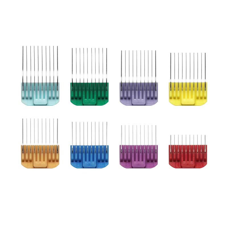 Set Alzadores Acero Inoxidable Andis 8 Piezas