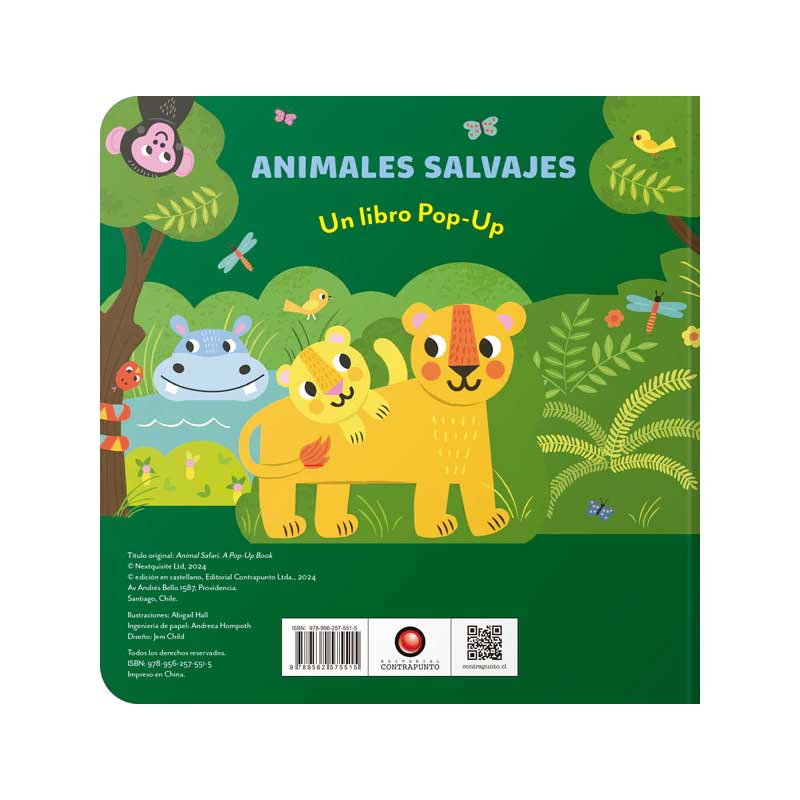 Un Libro Pop Up Animales Salvajes