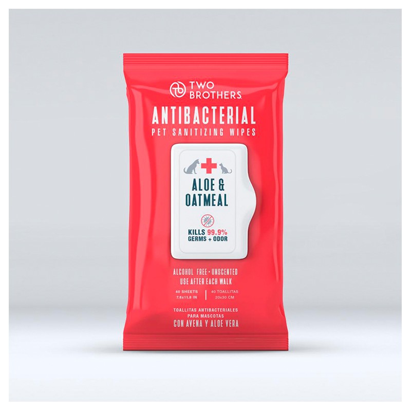 Toallitas Antibacteriales para Mascotas 