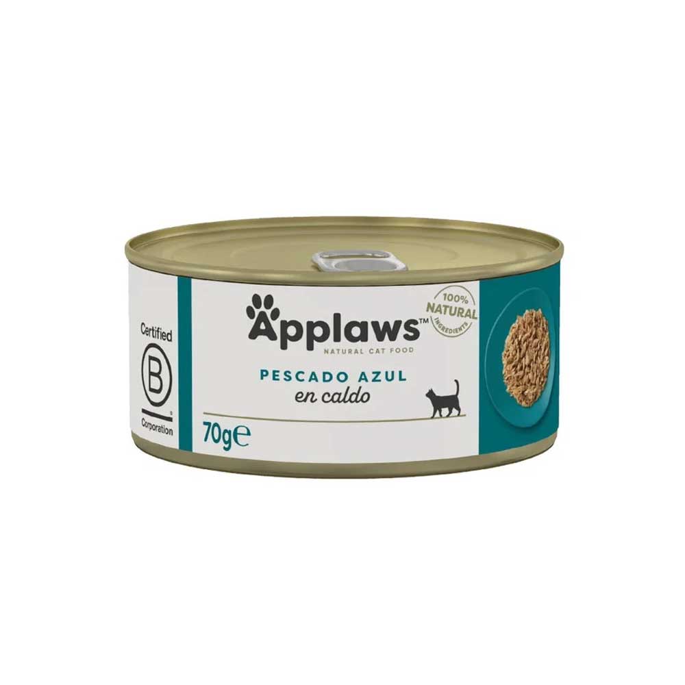 Applaws Lata Pechuga de Pescado Azul con Caldo para Gatos 70 g
