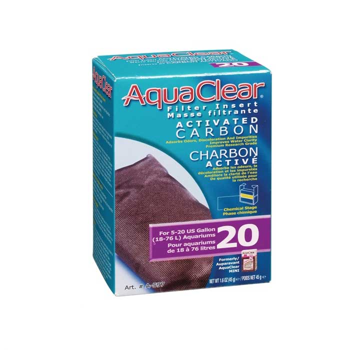 Repuesto Carbón Activado Aquaclear 20