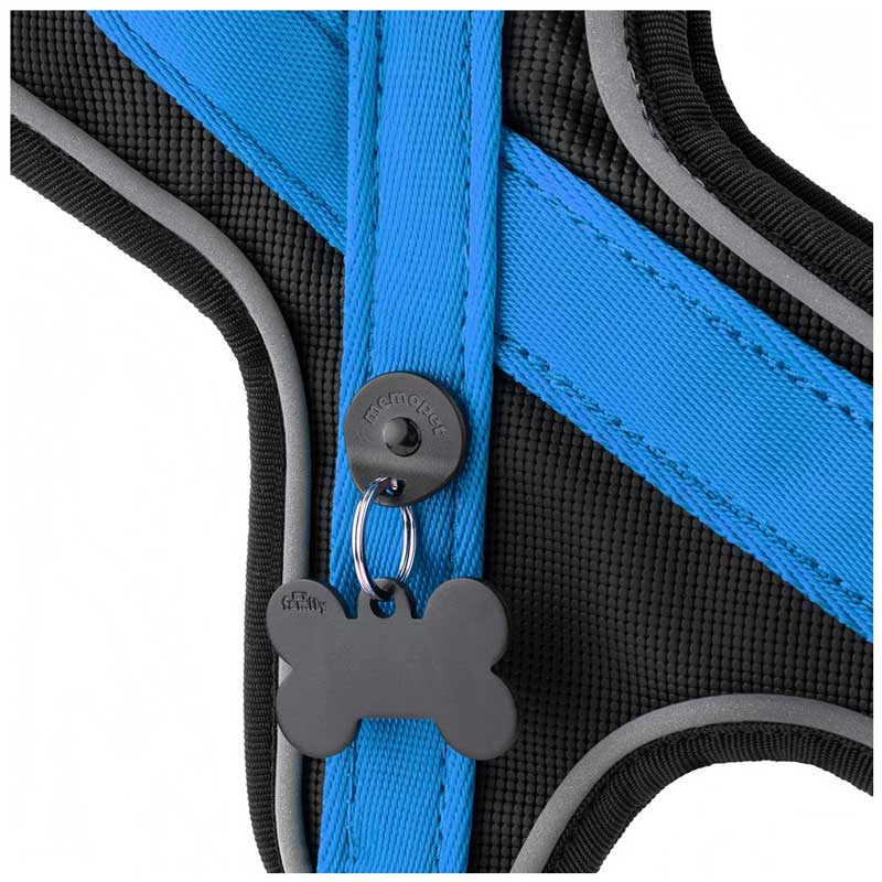 My Family Arnés NFC Memopet para Perros Azul - M
