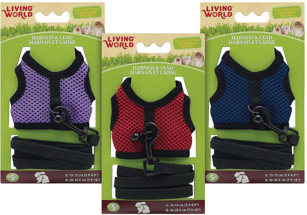 Arnés y Correa Living World - S: Hámster, Jerbos y Ratas