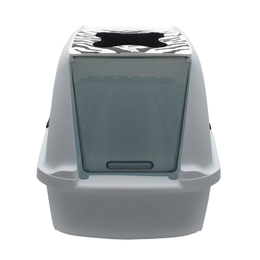 Baño Sanitario "Animal Print" con Filtro de Carbón para Gatos