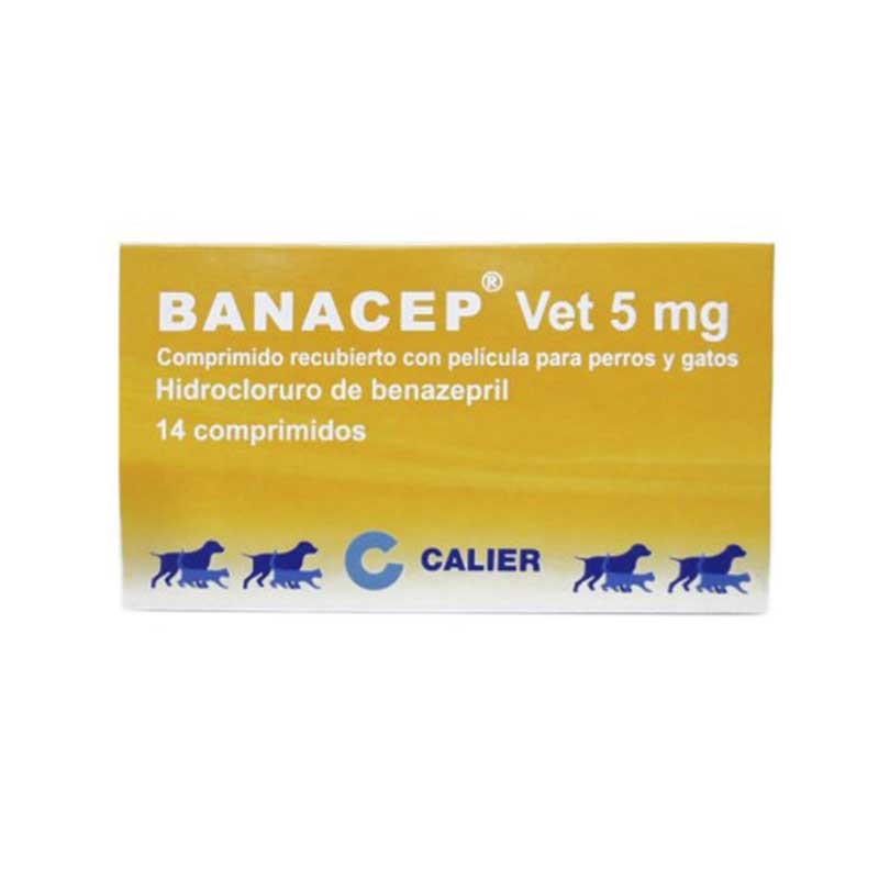 Banacep Benazepril Clorhidrato 5mg