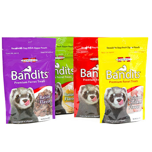 Snacks Premium "Bandits" para Hurón