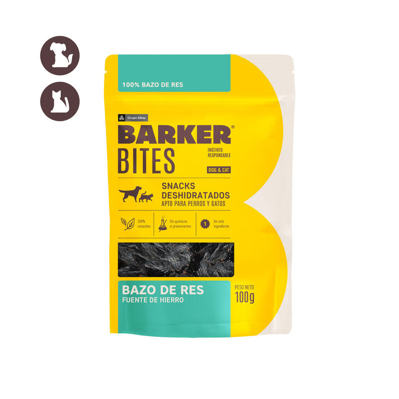Barker Bites Bazo de Res para Perros y Gatos 100 g