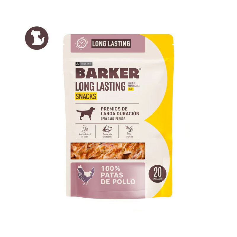 Barker Snacks Patas de Pollo para Perros 20 unidades