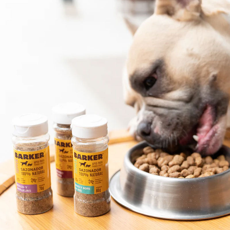 Barker Sazonador Pollo y Mollejas para Perros y Gatos 70 g