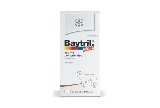 Baytril 150 mg (10 comprimidos)
