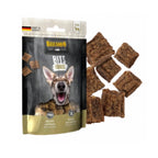 Belcando Snacks Bits Caballo en pouch para perros, premios blandos sin cereales con extra carne y sabor caballo.