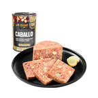 Belcando Lata Caballo con alimento húmedo para perros, receta sin cereales con carne de caballo, papas y zanahoria blanca.