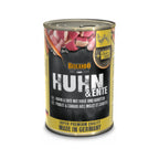 Belcando Lata Pollo, pato, Mijo y Zanahorias para perros 400 g, alimento húmedo premium con carne y chía.